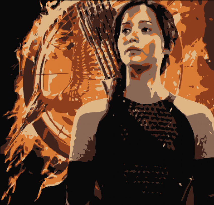 Move Over Katniss - Hunger Games Catching Fire The Official Illustrated PNG Transparent Background