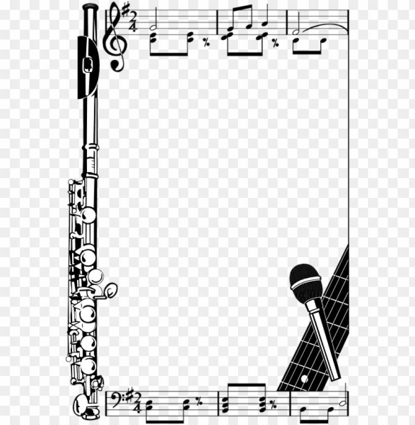 music notes, note, carbon dioxide, page, illustration, musical notes, border