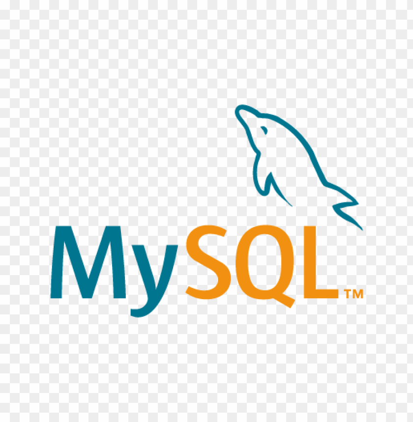 Mysql Logo Vector Free Download PNG Transparent Background