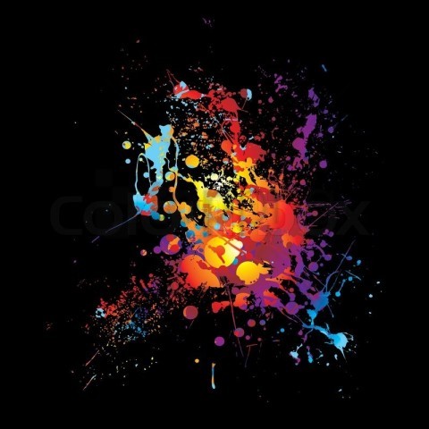 colorful splatter, abstract art, vibrant paint, paint splash, artistic design, colorful background, creative expression