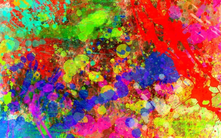 colorful abstract art, vibrant paint splashes, multicolored patterns, artistic backgrounds, colorful textures, bright color combinations, expressive visuals