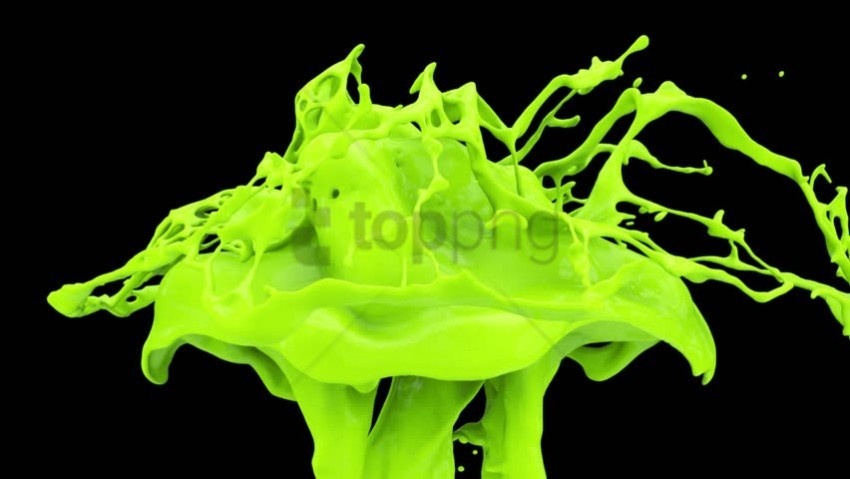 green splash, liquid motion, vibrant color, splash effect, paint splash, fluid dynamics, bright green