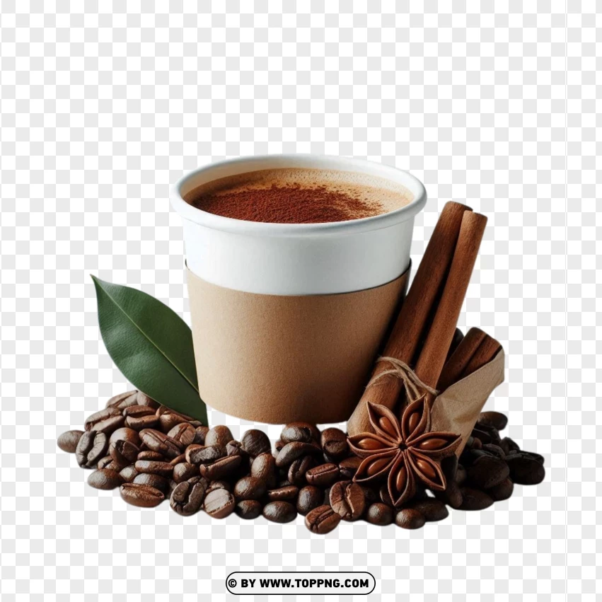 coffee,  drink,takeaway paper cup,beans,  grains,    nature,  Isolated