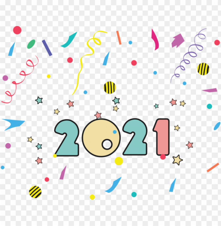 New Year Cartoon Line Meter For Happy New Year 2021 For New Year PNG Transparent Background