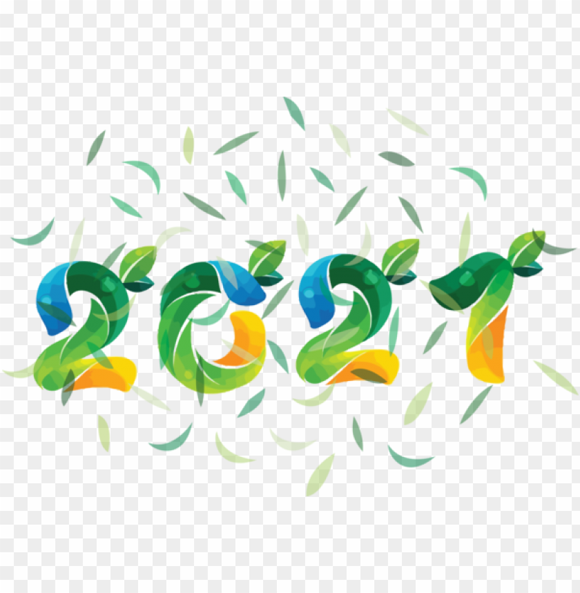 leaf line meter,new year,happy new year 2021,transparent png