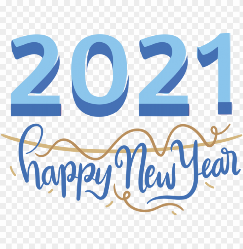 New Year Logo Number Meter For Happy New Year 2021 For New Year PNG Transparent Background