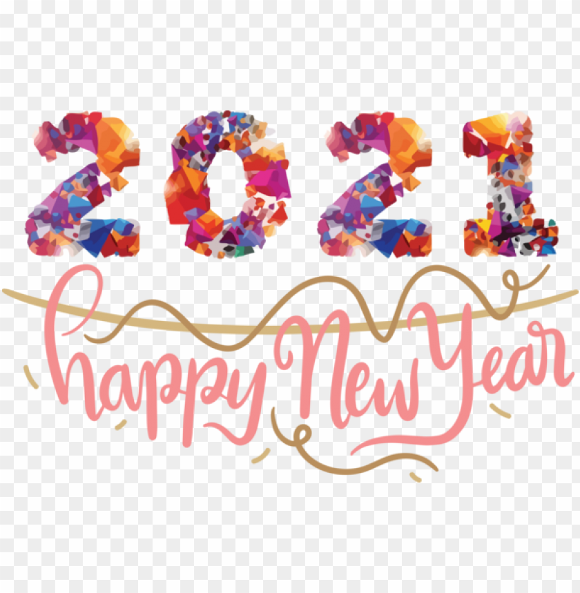 New Year Meter Design Party For Happy New Year 2021 For New Year PNG Transparent Background