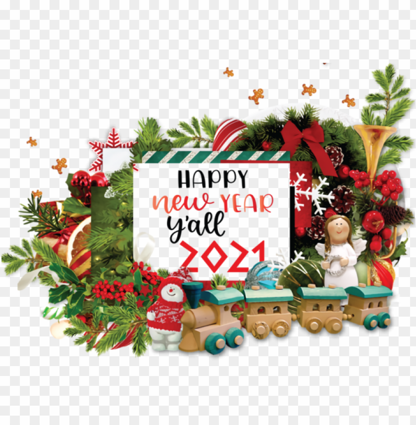 New Year Picture Frame Christmas Day For Happy New Year 2021 For New Year PNG Transparent Background