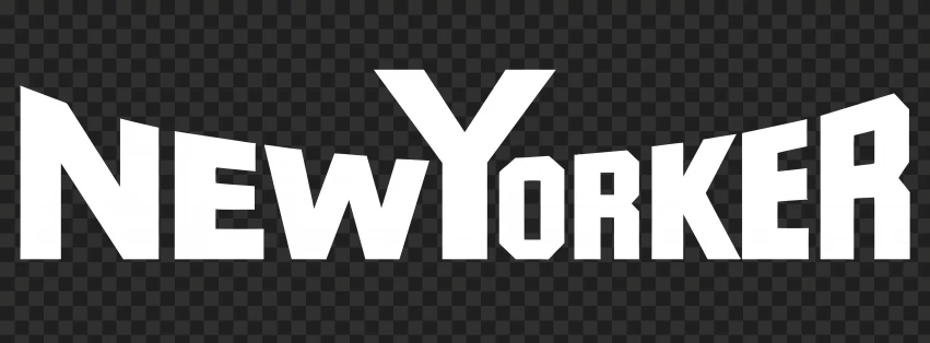 New Yorker Black Symbol Logo White Hd PNG Transparent Background