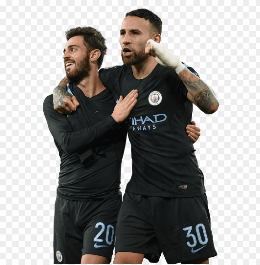 nlas otamendi & bernardo silva, manchester city ,england ,fifa ,football ,sport