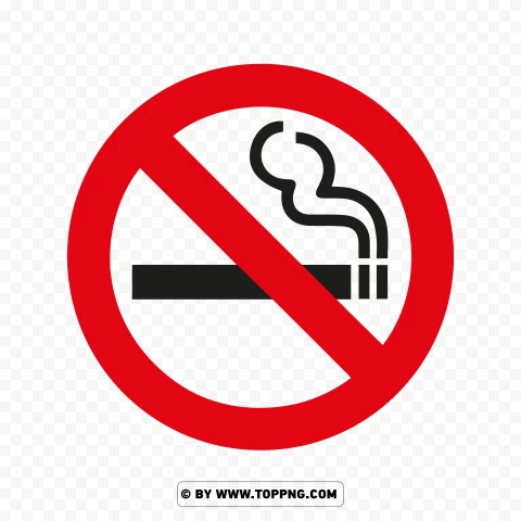 No Smoking Icon Symbol PNG Transparent Background