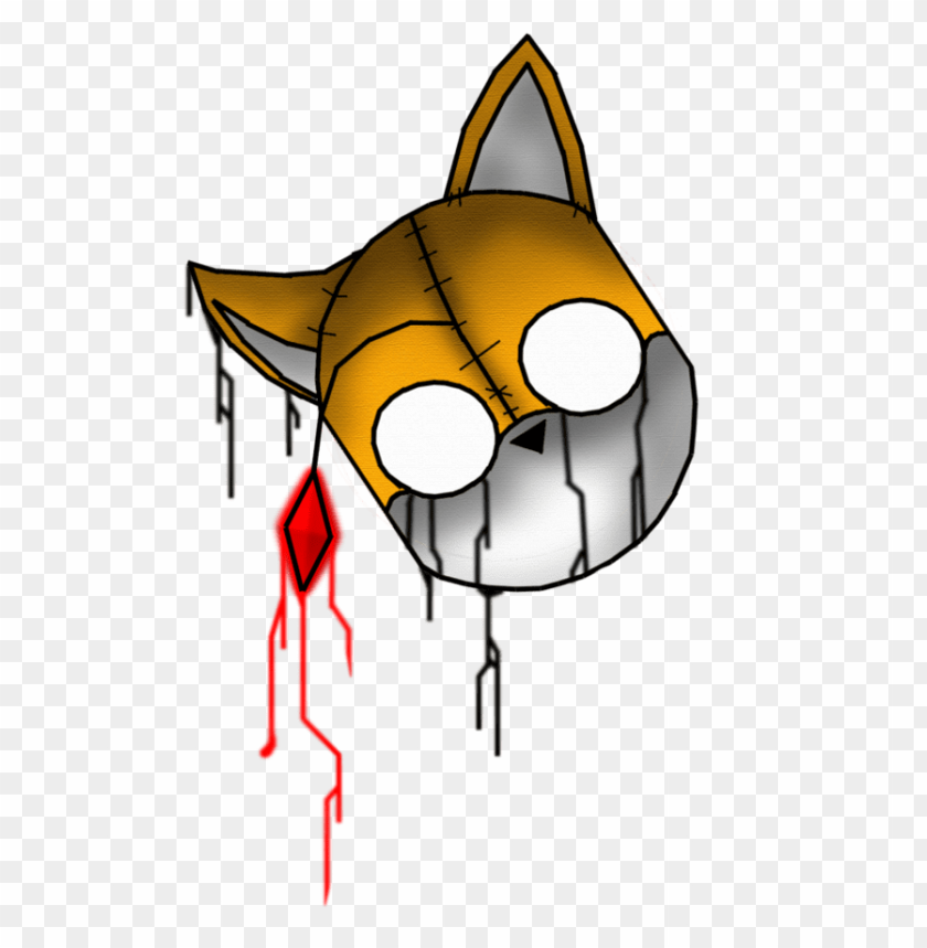 animated character, cat head, cartoon art, orange and gray, smiling face, Halloween theme, creative design