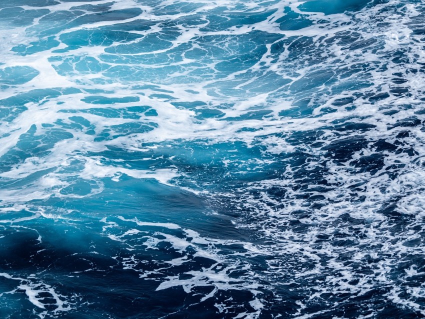 Ocean Water Foam Waves Background