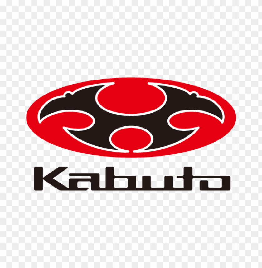 Kabuto logo, martial arts brand, red and black design, helmet symbol, Japanese heritage