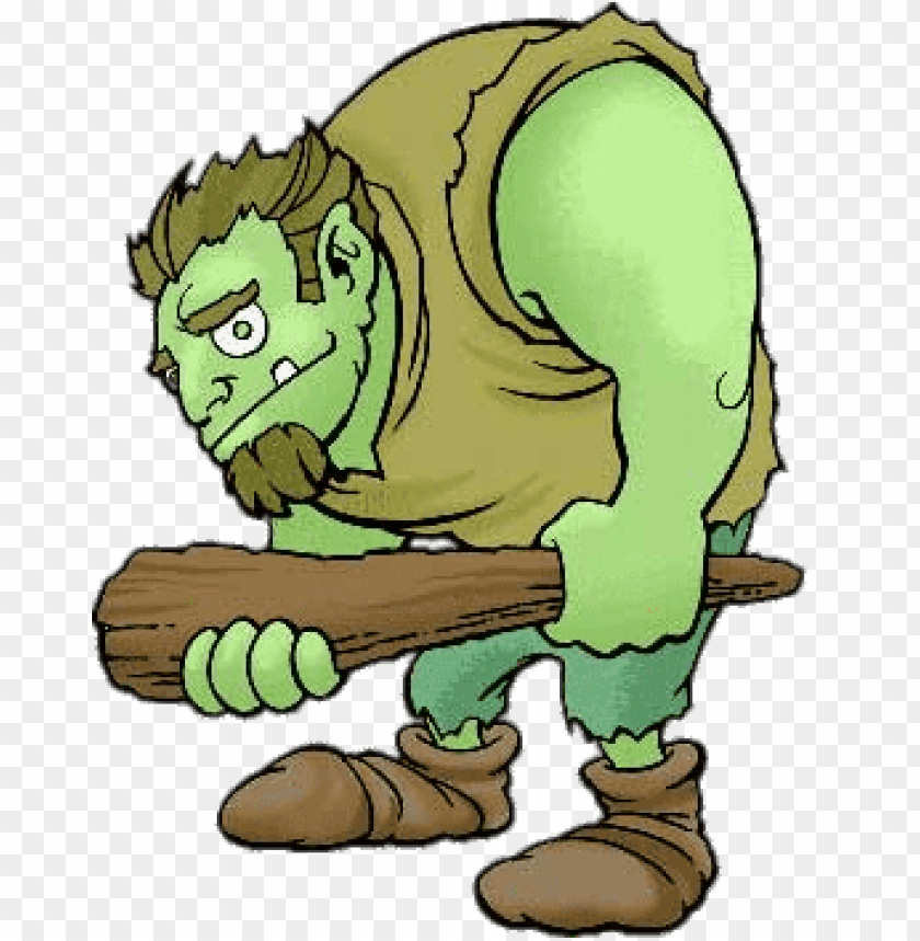 comics and fantasy, ogres, ogre with club, 