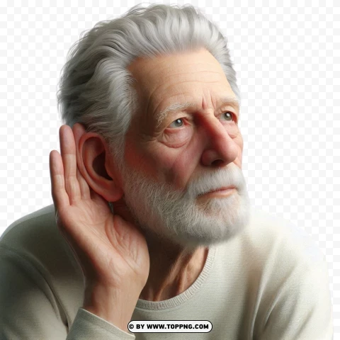 Old Man,   character , mature,senior,   elderly,   isolated, headphones