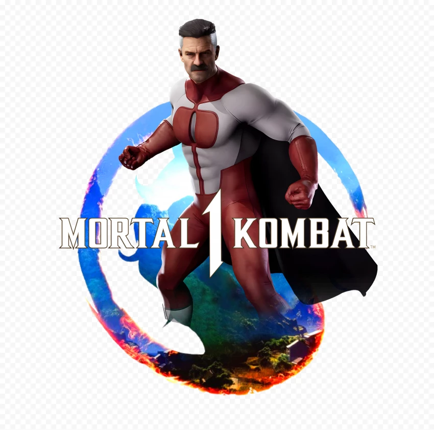 Omni-man Mortal Kombat 1 Viltrumite Warrior PNG Transparent Background