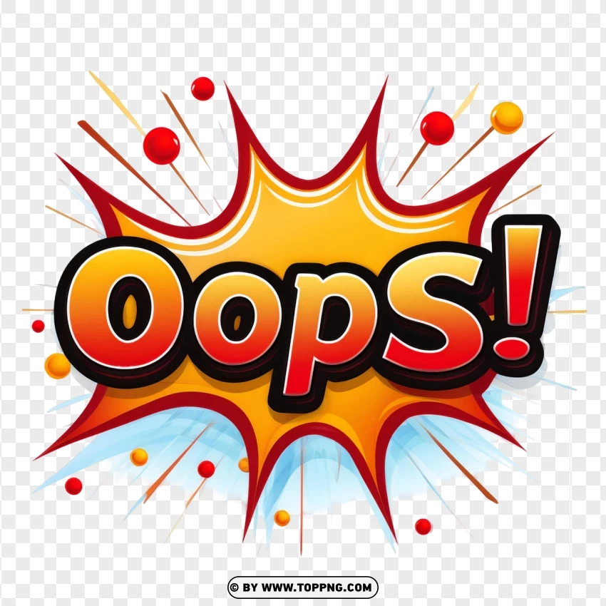 Oops Image PNG Transparent Background