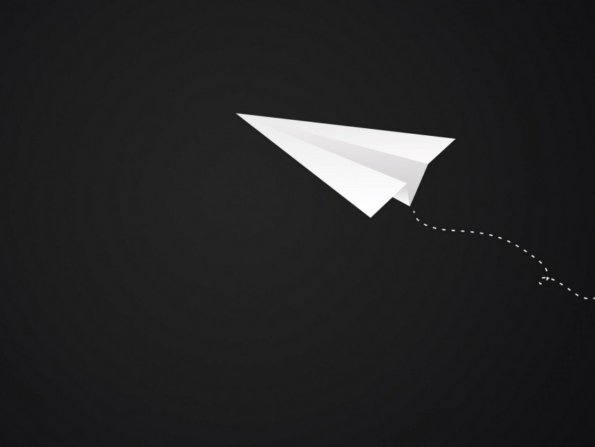 Origami Plane Art Paper Minimalism Background