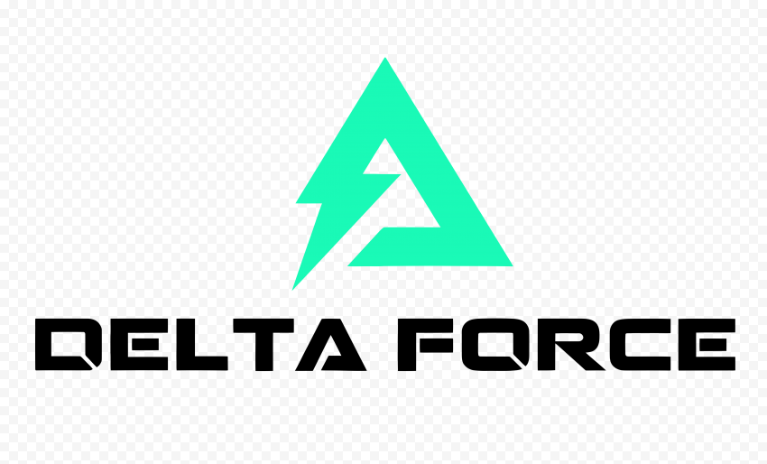 Original Delta Force Official Gameplay Logo Sign PNG Transparent Background