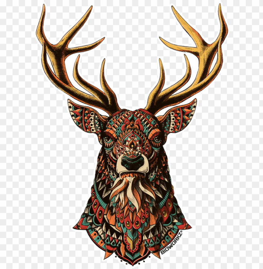 ornate, ornate border, ornate frame, buck, buck teeth, sticker