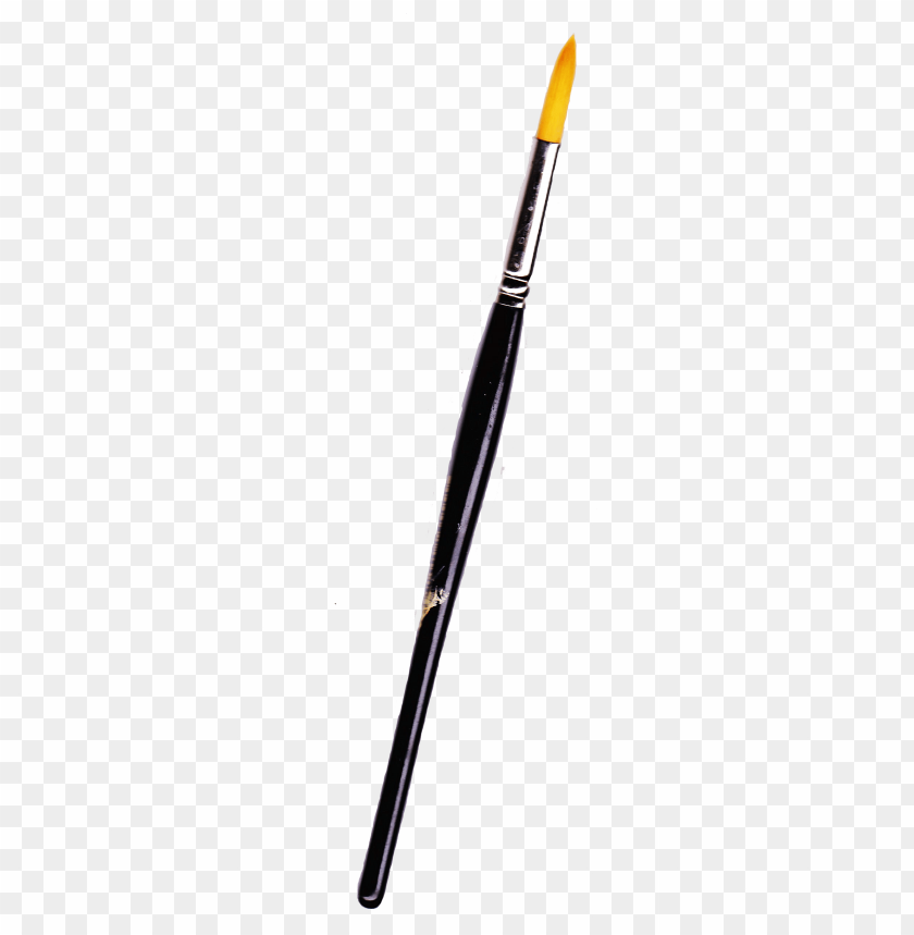 brush, paintbrush, art supplies, yellow bristle, fine art tools, ceramics painting, creative expression