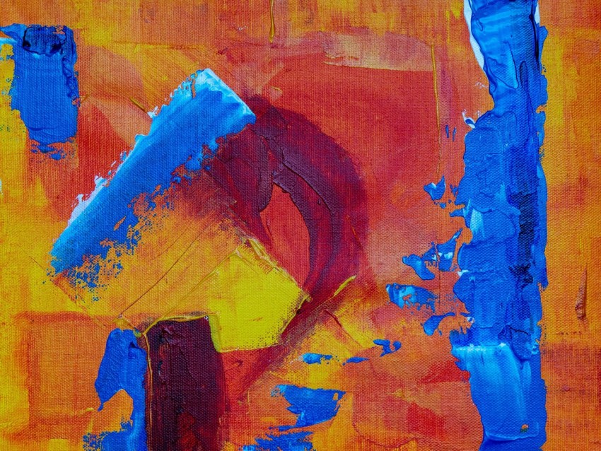 abstract art, vibrant colors, canvas painting, modern design, bold brushstrokes