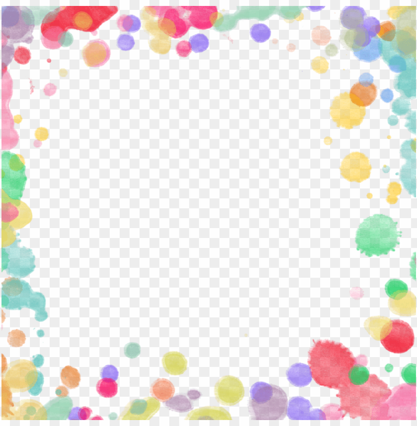 paint splatter border