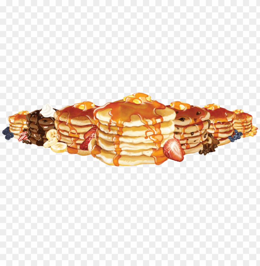 Pancake Food Design PNG Transparent Background