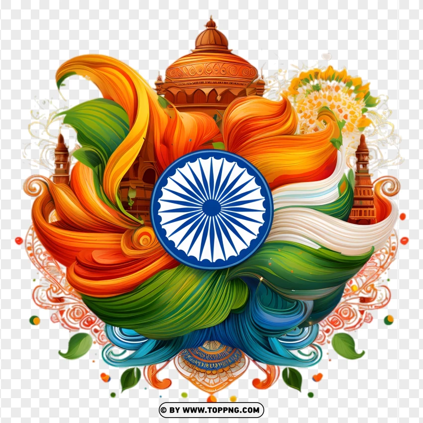 Portrait, Indian, Leader, Indian Flag, National Hindi Day,