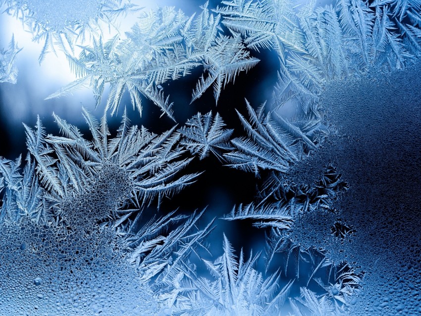 Pattern Frosty Frost Glass Background