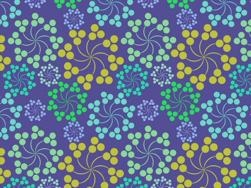 Patterns Circles Twisted Multicolored Background