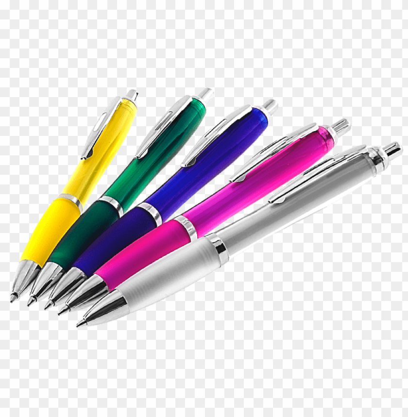 colorful pens, writing instruments, stationery supplies, office tools, ballpoint pens, vibrant colors, desk accessories