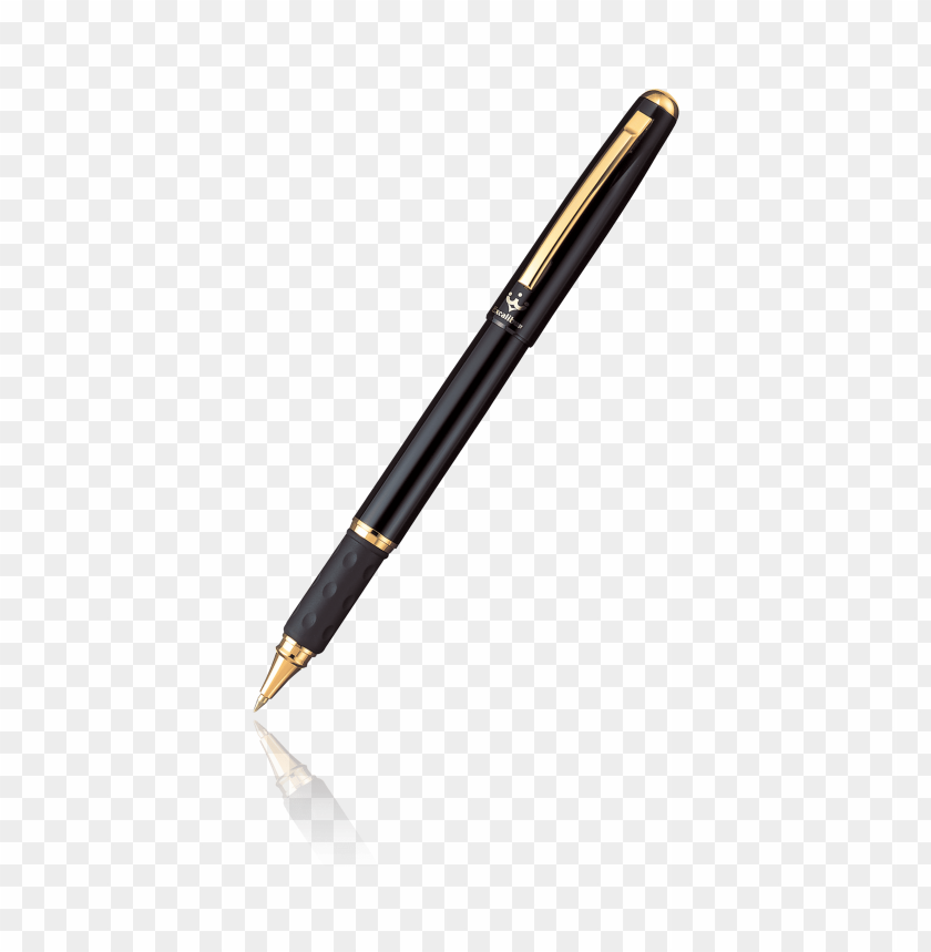 pen, writing instrument, black pen, gold accents, stationery, office supplies, smooth writing