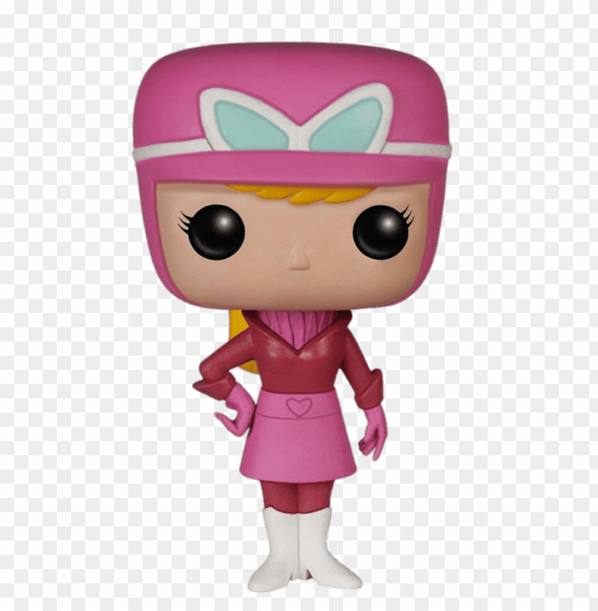 at the movies, cartoons, wacky races, penelope pitstop funko pop figurine, 