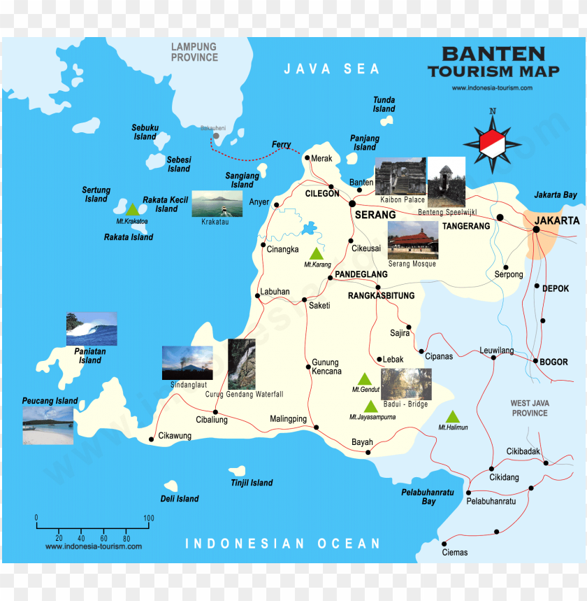 peta banten