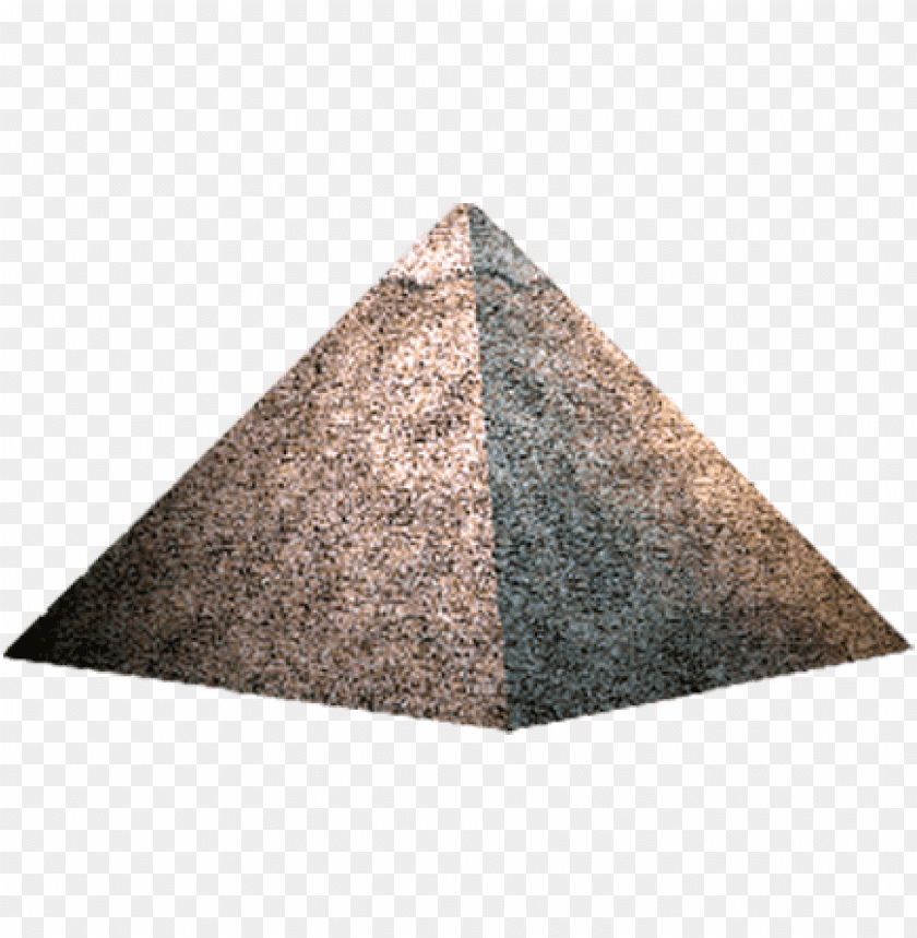 3D pyramid made of small stones pharaoh 