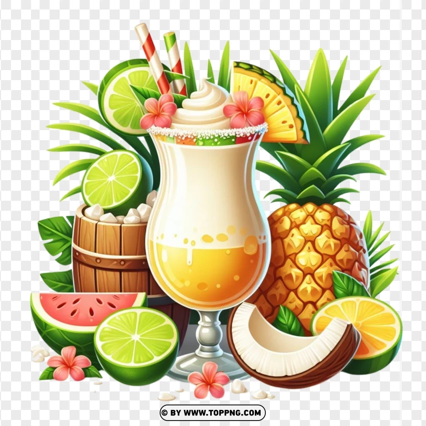 Summer Drink, Summer cocktail,Piña Colada,Cocktail,  Drink,  Summer,  Party