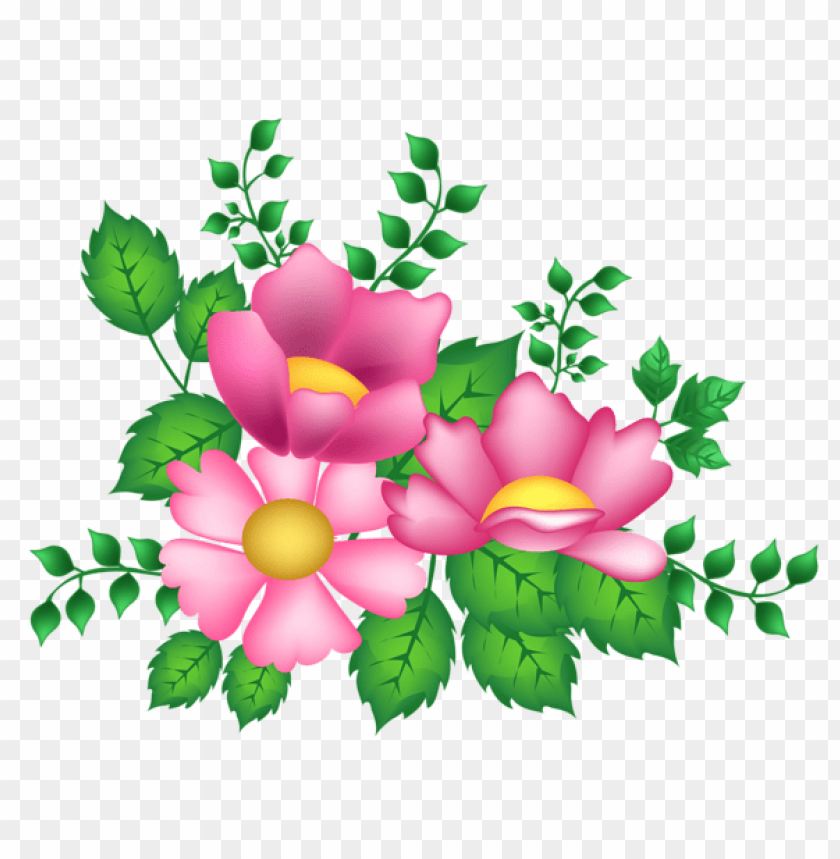 pink flowers decoration