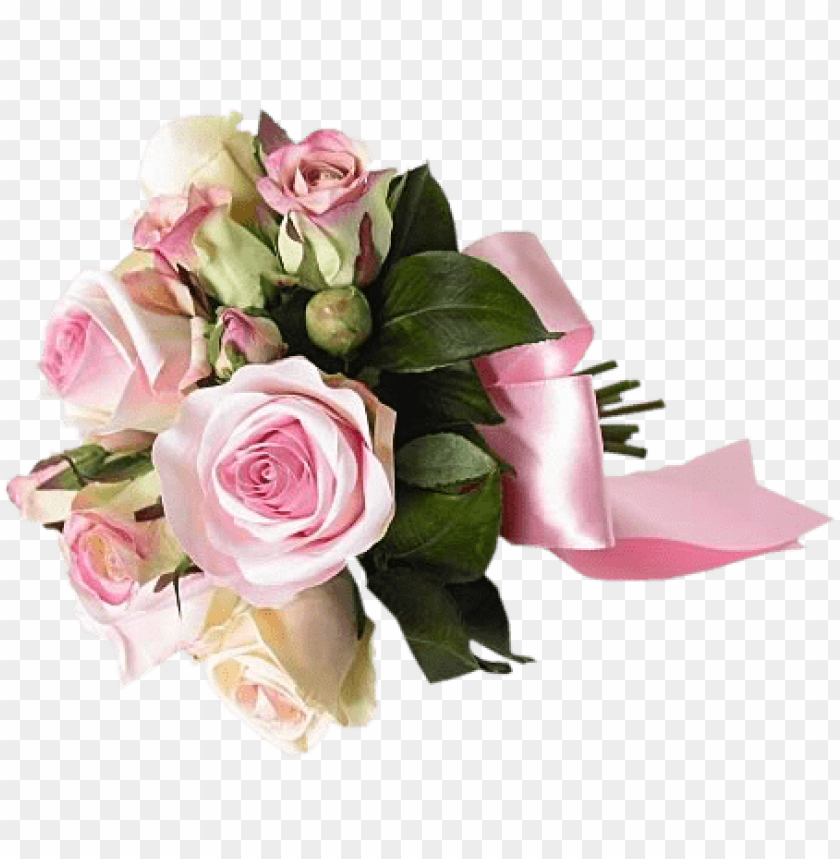 pink roses transparent bouquet