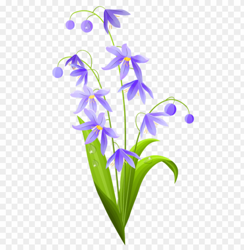 flowers png, spring png, flower png, purple flower