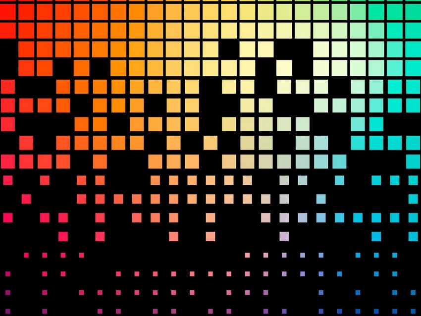 Pixels Texture Squares Gradient Background