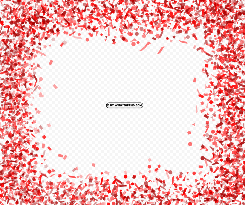 png frame confetti red hd download , Confetti png,Confetti png transparent,Png confetti,Transparent background confetti png,Transparent confetti png,Party confetti png