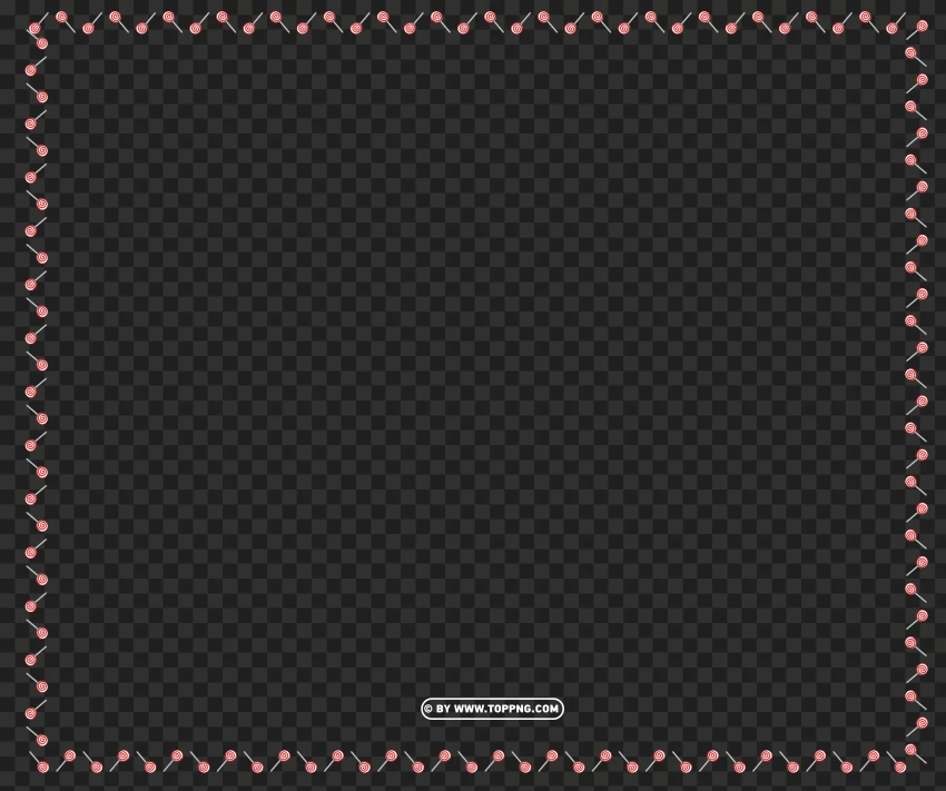 Frame For Sweet Valentines Wishes PNG Transparent Background