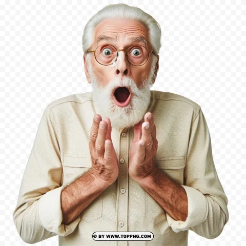 Old Man,   character ,  shocked,senior,   elderly,   isolated, mature