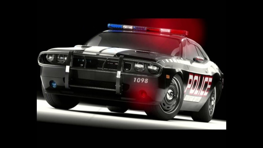 police car, vehicle, emergency lights, law enforcement, black car, modern design, police vehicle