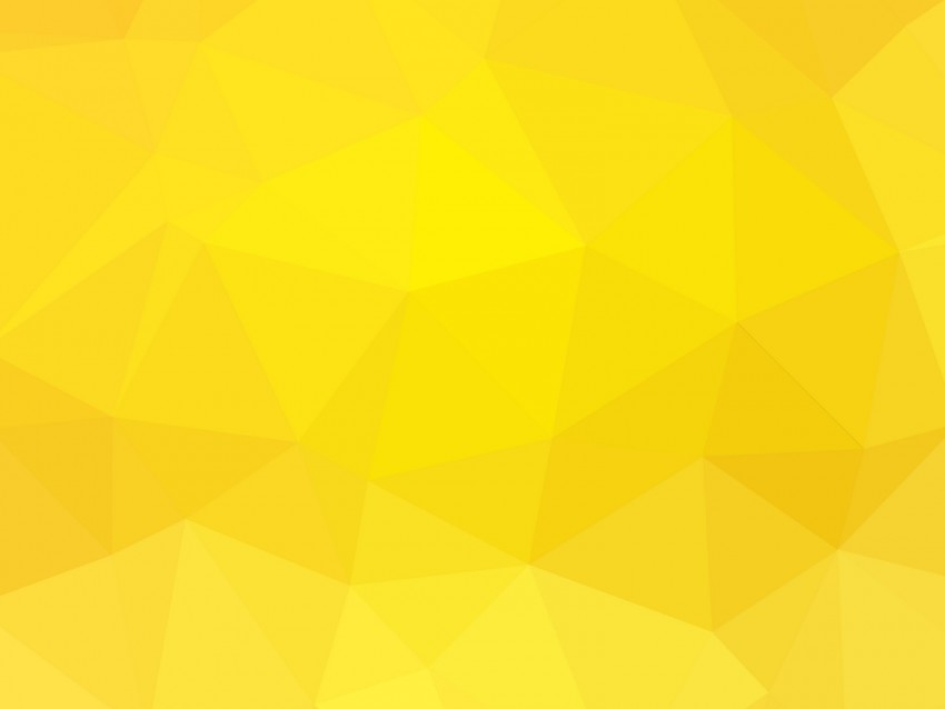 Polygonal Triangles Shades Yellow Geometric Background