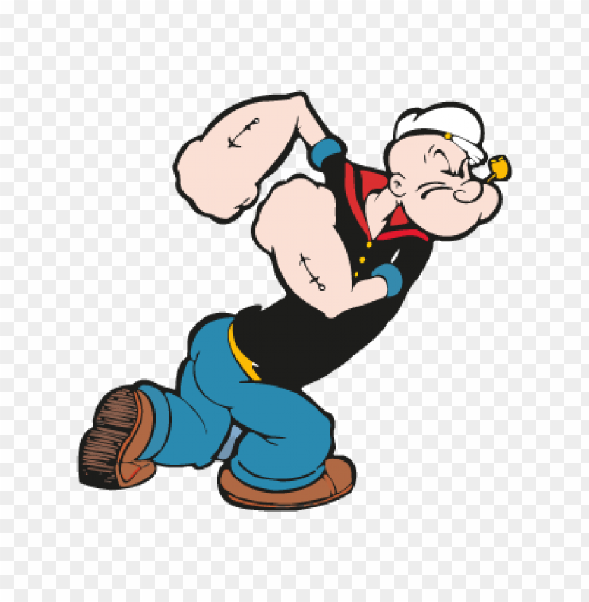 Popeye Vector Download Free PNG Transparent Background