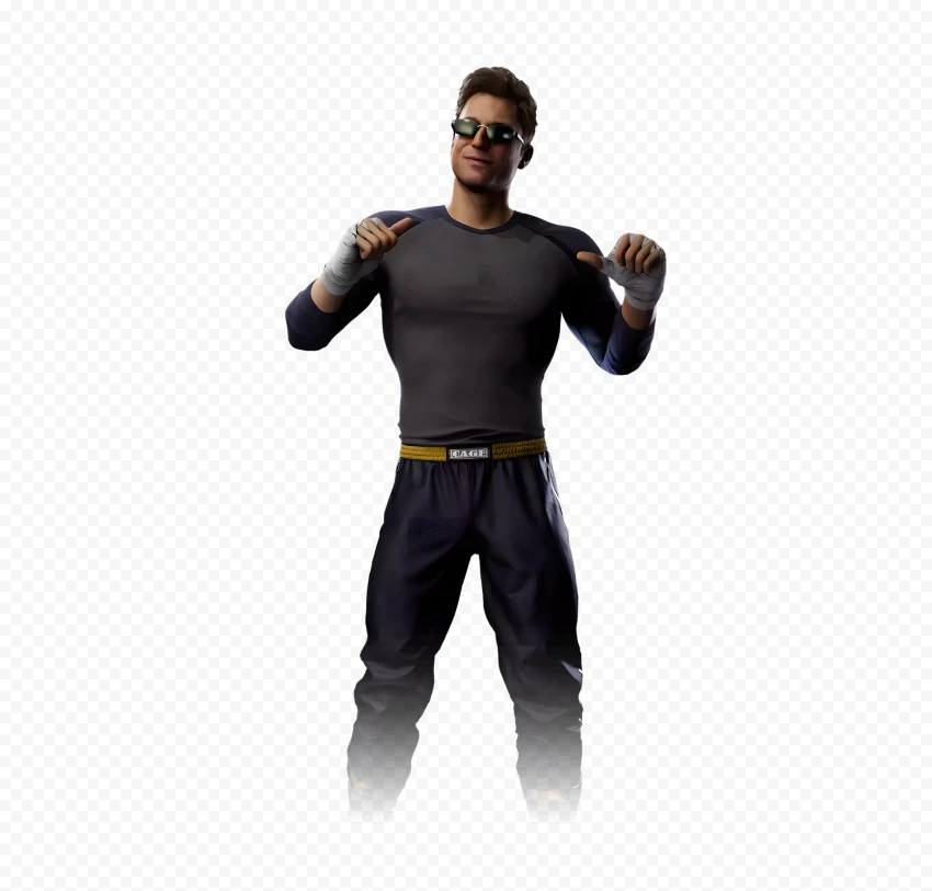 Portrait Of Johnny Cage Mortal Kombat PNG Transparent Background