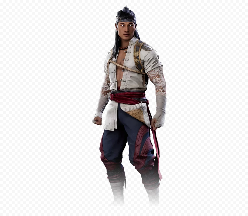 Portrait Of Liu Kang Mortal Kombat Character PNG Transparent Background